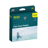 RIO Premier Flats Clear Floater casting over shallow water for stealthy presentations.