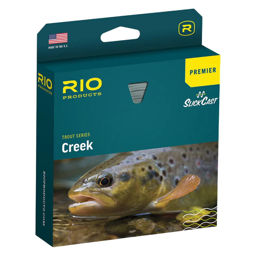 RIO Premier Creek line front loop closeup demonstrates quick rigging and durable construction