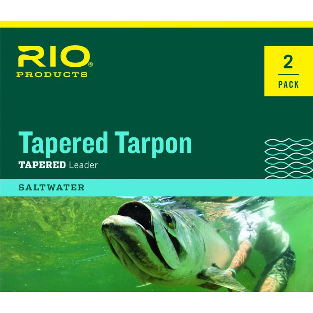 RIO Tapered Tarpon Leader 2-Pack - two durable, tapered tarpon leaders for saltwater inshore fishing