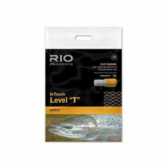 Close-up of color-coded tips on RIO Intouch T-14 30ft SHD Dark-Blue fly line