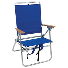 Rio Brands Hi Boy Beach Chair with 17-inch seat for easy in and out
