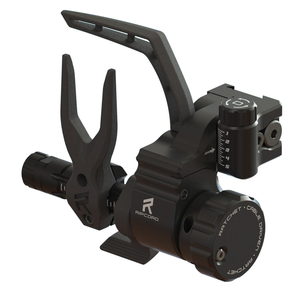 Ripcord Rest arrow rest shown with compact design for precise containment and steadier shots.
