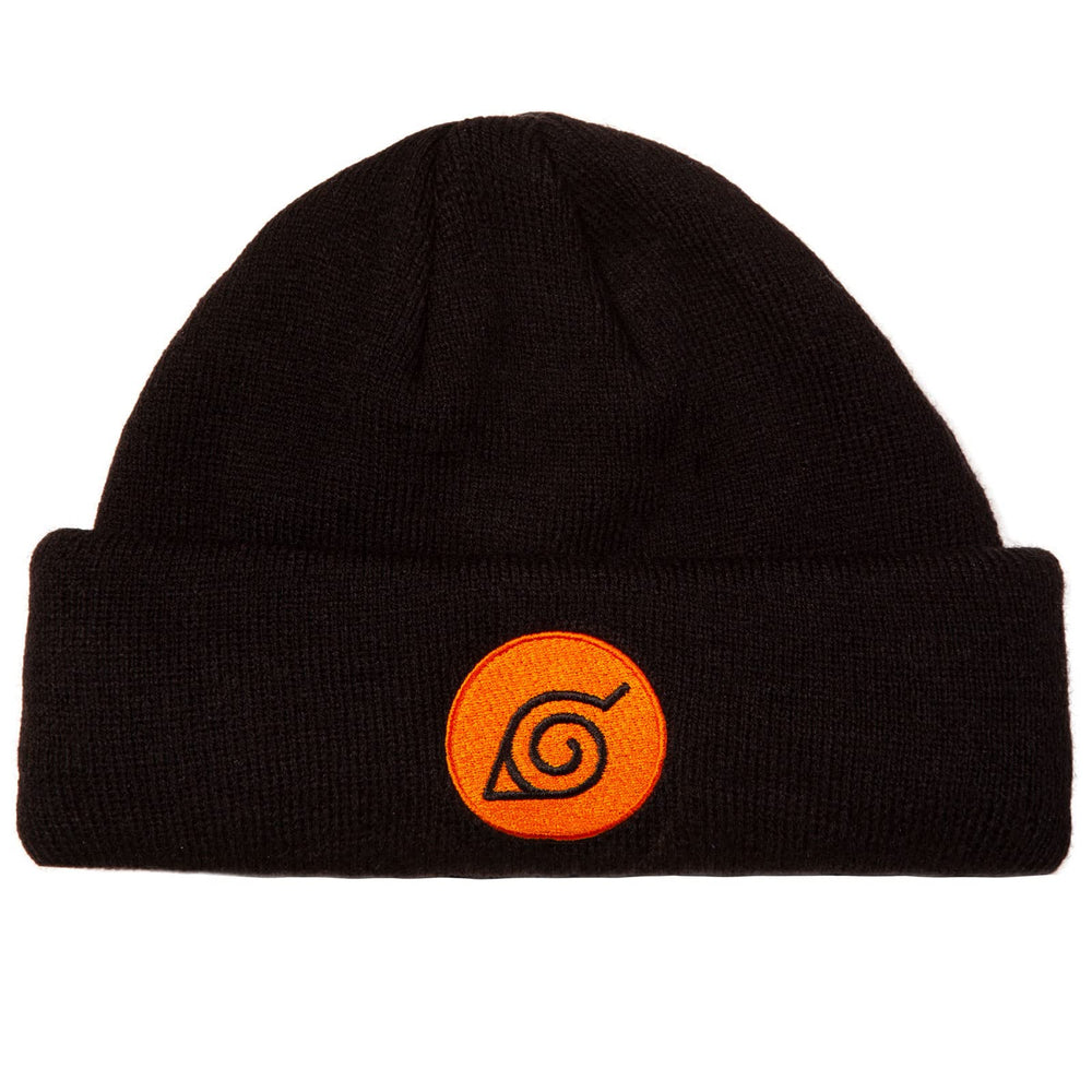 Ripple Junction Naruto trawler beanie with Leaf Village patch for cozy warmth and casual street style.