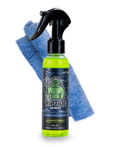 Riptide Armory Glass Cleaner bottle for streak-free optics.