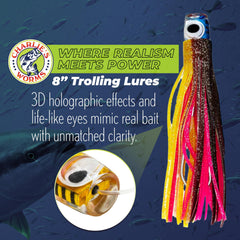 Rite Angler 150lb line and 2x stainless hooks for durable trolling