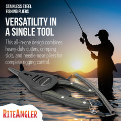 Rite Angler Charlie's Worms pliers line cutter for clean, fast cuts.