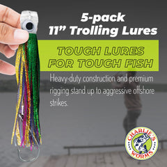 Rite Angler offshore trolling lure set in five colors for versatile use