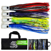 Rite Angler saltwater lure close-up shows 11inch chugger jet head in black for offshore big game