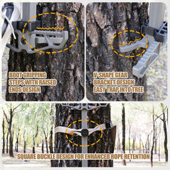 RiteAim climbing sticks sliding-lock-clips showcase silent transport and quick setup