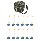 RiToEasySports ice tip ups with six platforms for stable ice fishing setups