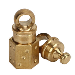 RiToEasysports quick-release brass keychain assembly for fast setup and secure keys.