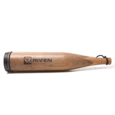 RIVEN Cambium elk bugle tube in black walnut, durable and field-ready.