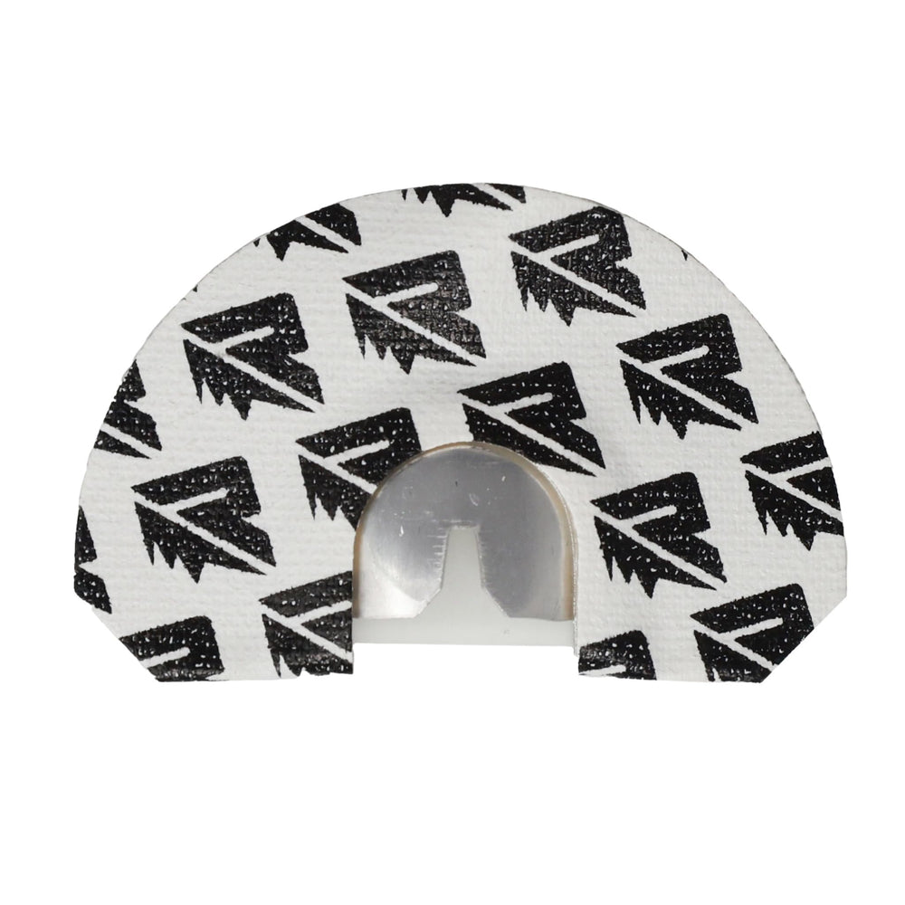 RIVEN Elkasus small domed elk diaphragm call enables precise mouth placement for elk sounds.
