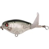 River2Sea Whopper Plopper 60 Phantom Shad bait on water, ideal for versatile topwater and subsurface action.