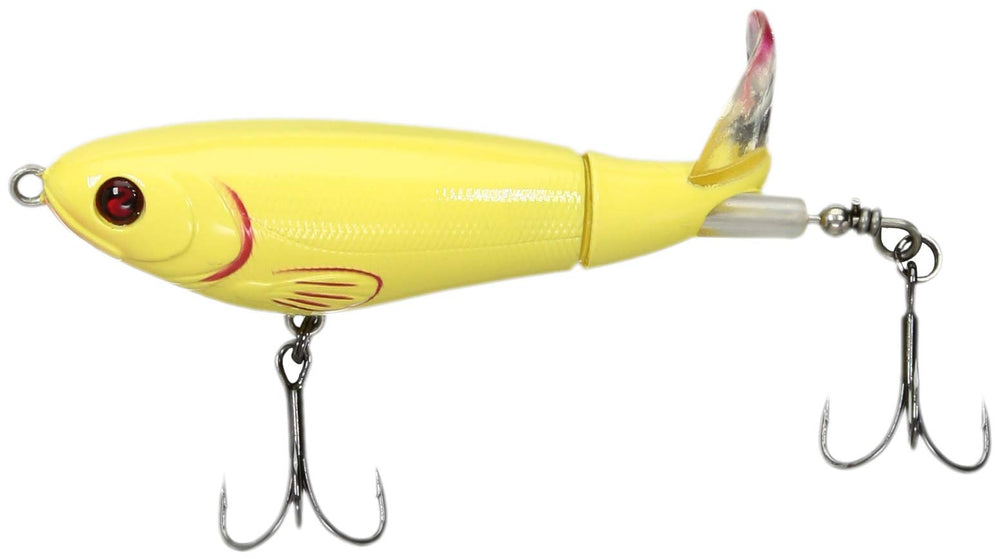 River2Sea WPL110/14 Whopper Plopper bone topwater lure for surface strikes.