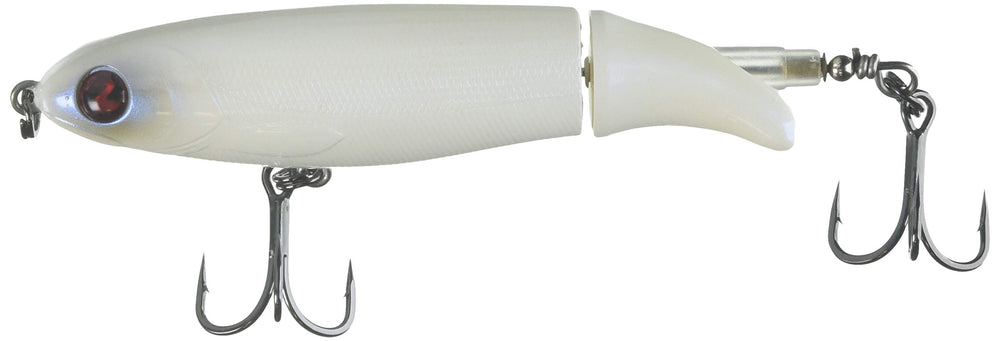 River2Sea Whopper Plopper WPL130/21 powder side view, topwater wobble attracts strikes