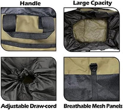 Riverruns Wader Bag includes a changing mat for clean transitions