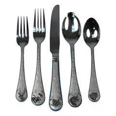 Rivers Edge 20-piece silverware set with dinner fork, sturdy for daily meals