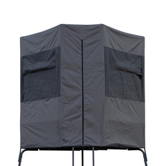 Rivers Edge Ardisam blind enclosure with view-through fabric for concealment.