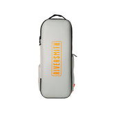 RiverSmith Convoy Travel Backpack front compartment shows quick-access organization for trips.