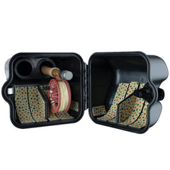 RiverSmith Reel Box Pads for Brown Trout protect reels inside River Quiver with strong adhesive.