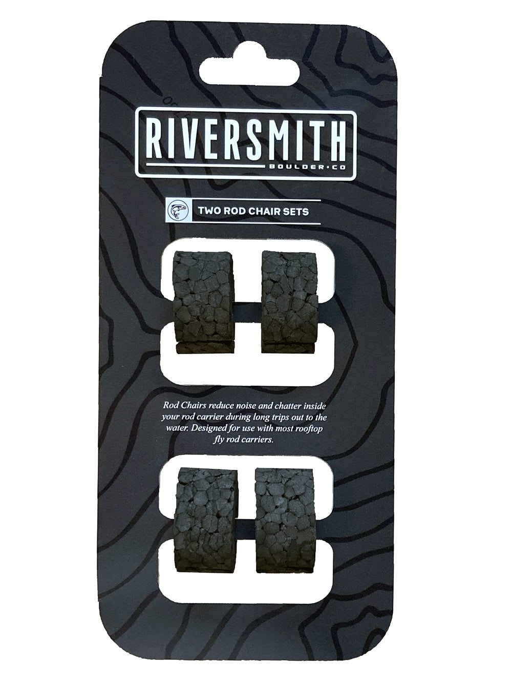 RiverSmith Rod Chairs protect fly rods in quivers during travel.