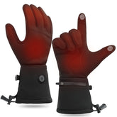 Rlligofe heated glove liners front view show slim warmth for outdoor use