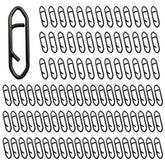 RoboHook 100pcs speed clips for fishing lures - black finish, overview