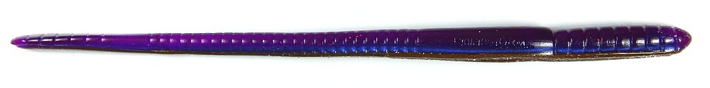 Roboworm Straight Tail Worm Bait M. M. III 7-Inch with Salt Release for improved bite detection