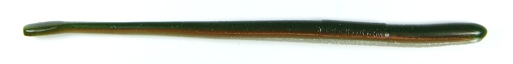 Roboworm Straight Tail Worm Bait in New Ayu color, ideal for versatile rigs and enhanced bite detection.