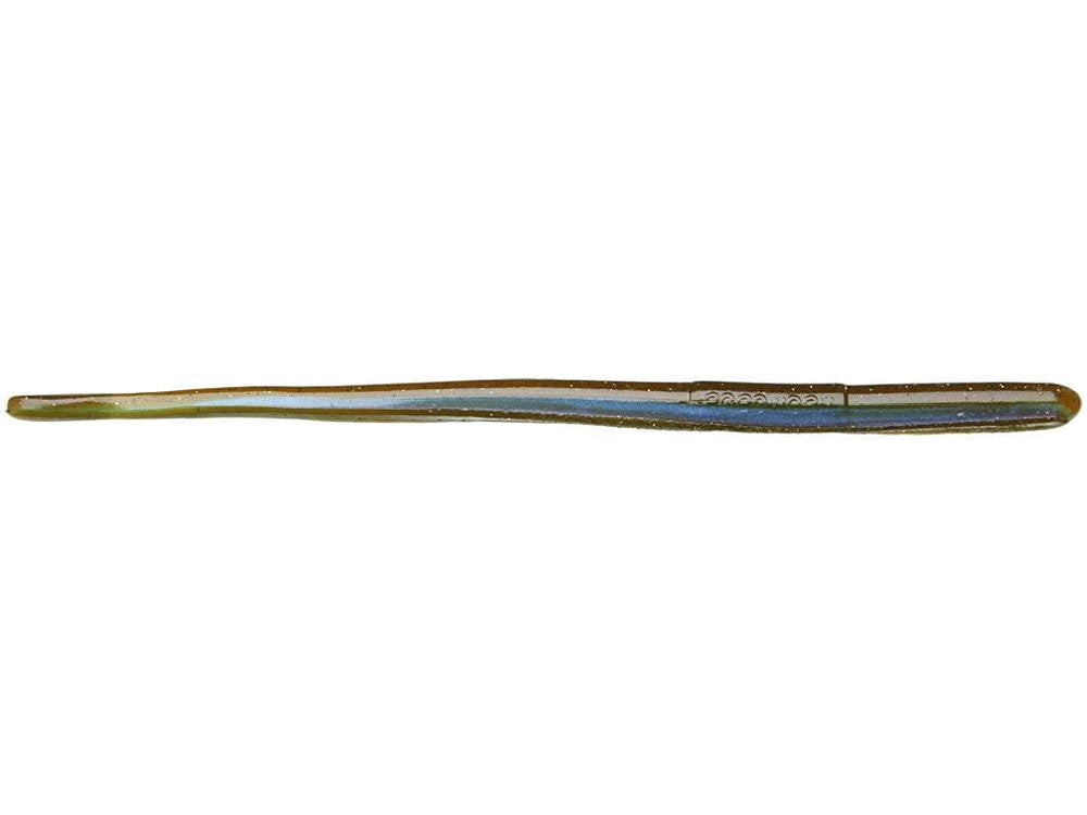 Roboworm Watermelon Magic 7in straight tail worm shows Aaron's Magic color for versatile rigs and bite detection.