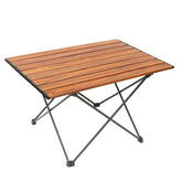 ROCK CLOUD portable camping table in open setup for easy outdoor meals