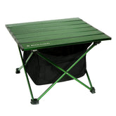 Rock Cloud portable camping table unfolded for stable outdoor meals