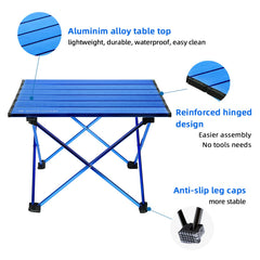 Rock Cloud table inside carry bag for portable hiking trips.