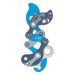 Rock Exotica Akimbo on stationary rope system supports stable ascents with controlled descents.