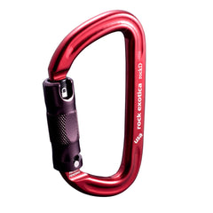 Rock Exotica rockD Auto-Lock Carabiner C2A, secure auto-lock for climbing gear.