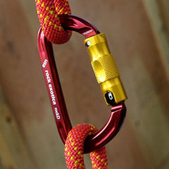 Rock Exotica RockD snag-free nose prevents rope snag during clips.