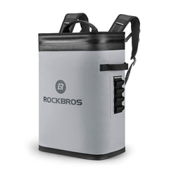 ROCKBROS Backpack Cooler leak-proof close-up shows secure seal for mess-free outings.