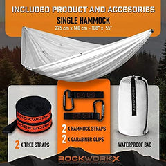 ROCKWORKX hammock carabiners illustrate high-strength connections for reliable support