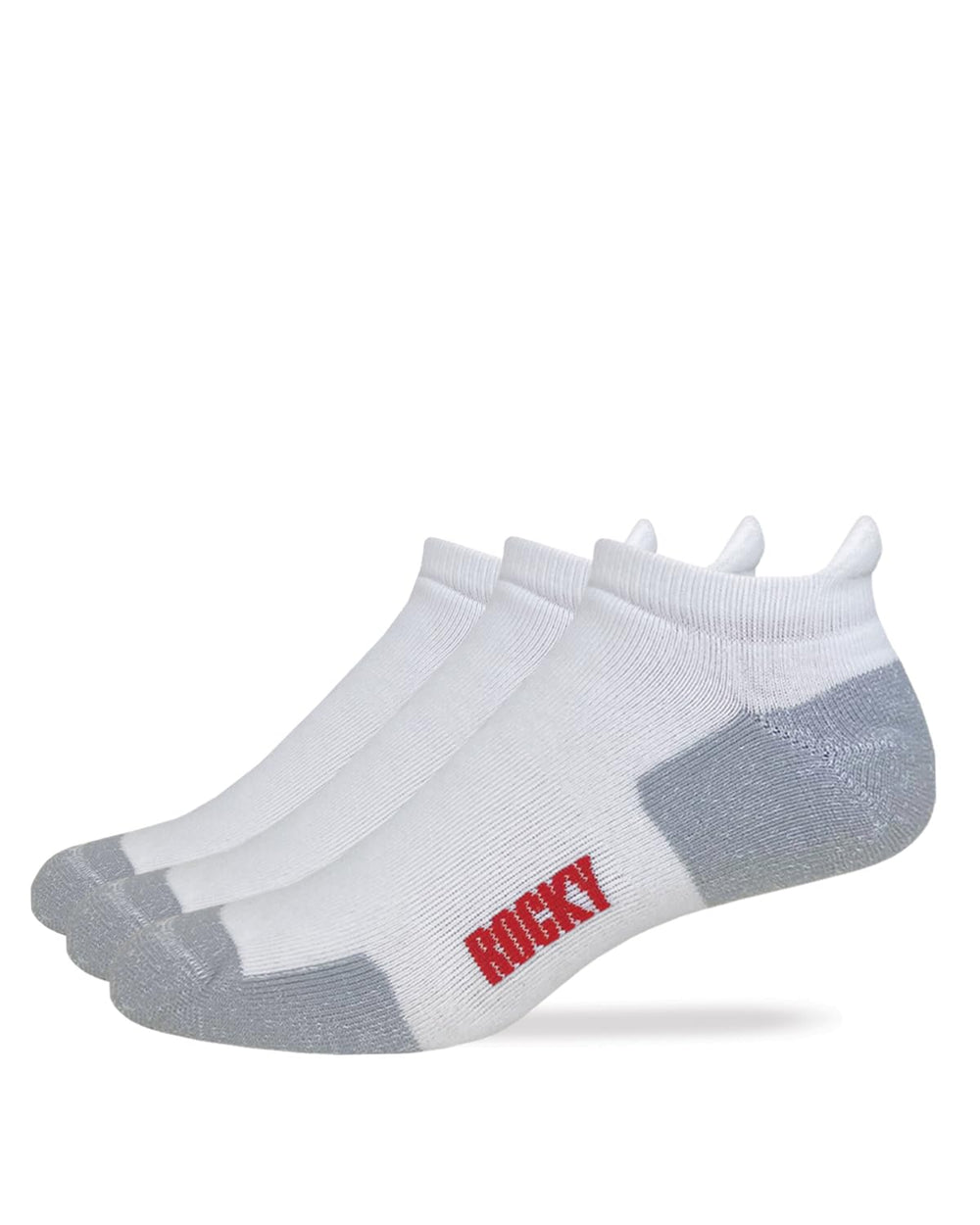 Rocky men's cotton full-cushion socks front view for all-day comfort.