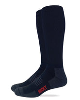Rocky mens Ultra Dri tall boot socks with full cushion foot for all-day comfort