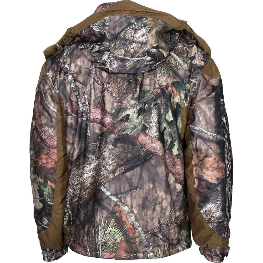 ROCKY ProHunter insulated parka front view showing rugged warmth and camo stealth
