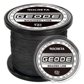 ROCRETA Geode braided line spool demonstrates strong performance for saltwater and freshwater fishing.