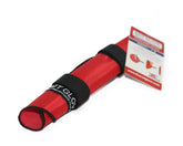 The Rod Glove Bait Glove 9 red on rod securely holds rigged bait.