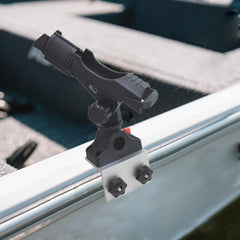 Corrosion-resistant aluminum rod holder suitable for saltwater