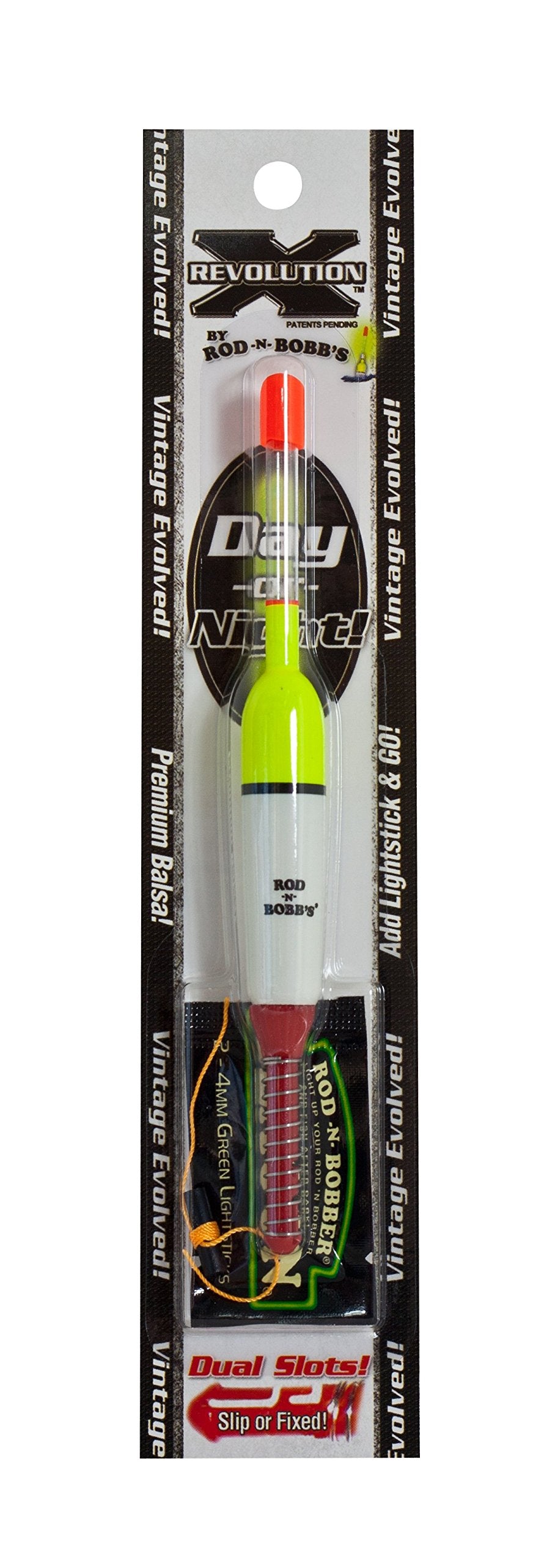 Rod-N-Bobb's Revolution X Bobber half-inch for pan fishing with bite detection.