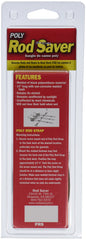 Rod Saver PRS Marine Poly Rod Strap in black, side view, easy-to-fit stability during travel