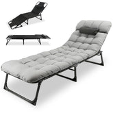 Roixeeds camping cot adults assembled with sturdy support for camping or guests