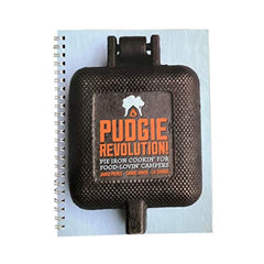 Rome Industries Pudgie Revolution cookbook cover in black for outdoor cooking.