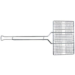 Rome Industries 64 Hamburger Grill chrome detail shows chrome plated steel for lasting use.